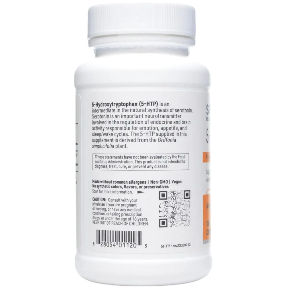 5-HTP 50 mg 100 VCaps by Klaire Labs/SFI Health