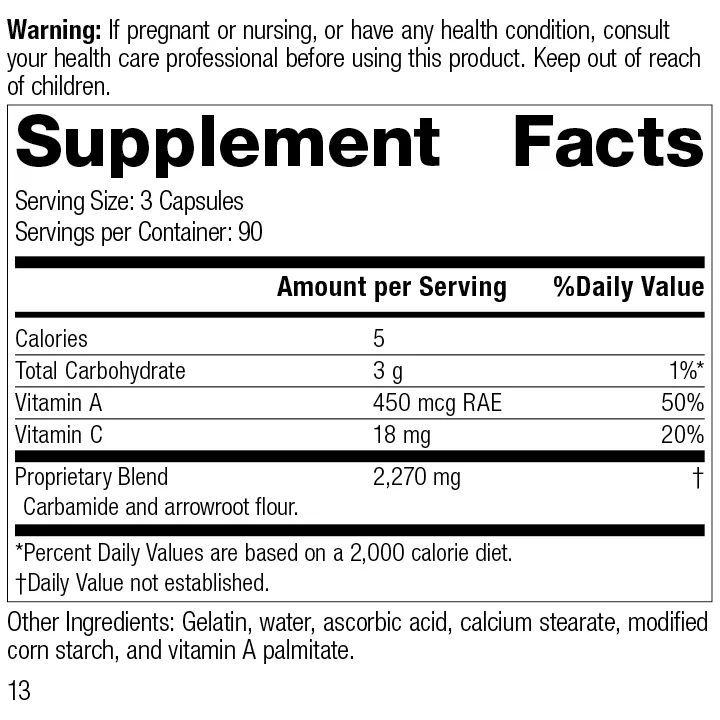 A-C Carbamide. 270 Capsules