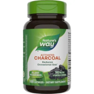 Activated Charcoal 100 caps by Nature's Way