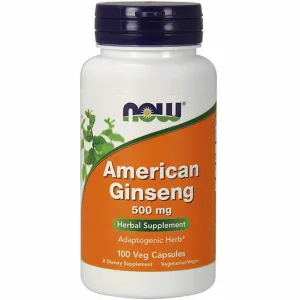 American Ginseng 500 mg 100 caps by NOW