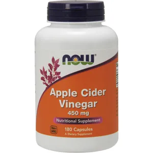Apple Cider Vinegar 450 mg 180 vcaps by NOW
