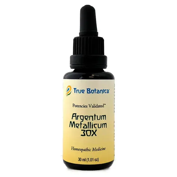 Argentum Metallicum 30X 30 ml by True Botanica