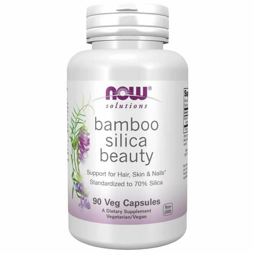 Bamboo Silica Beauty 90 vegcaps By NOW