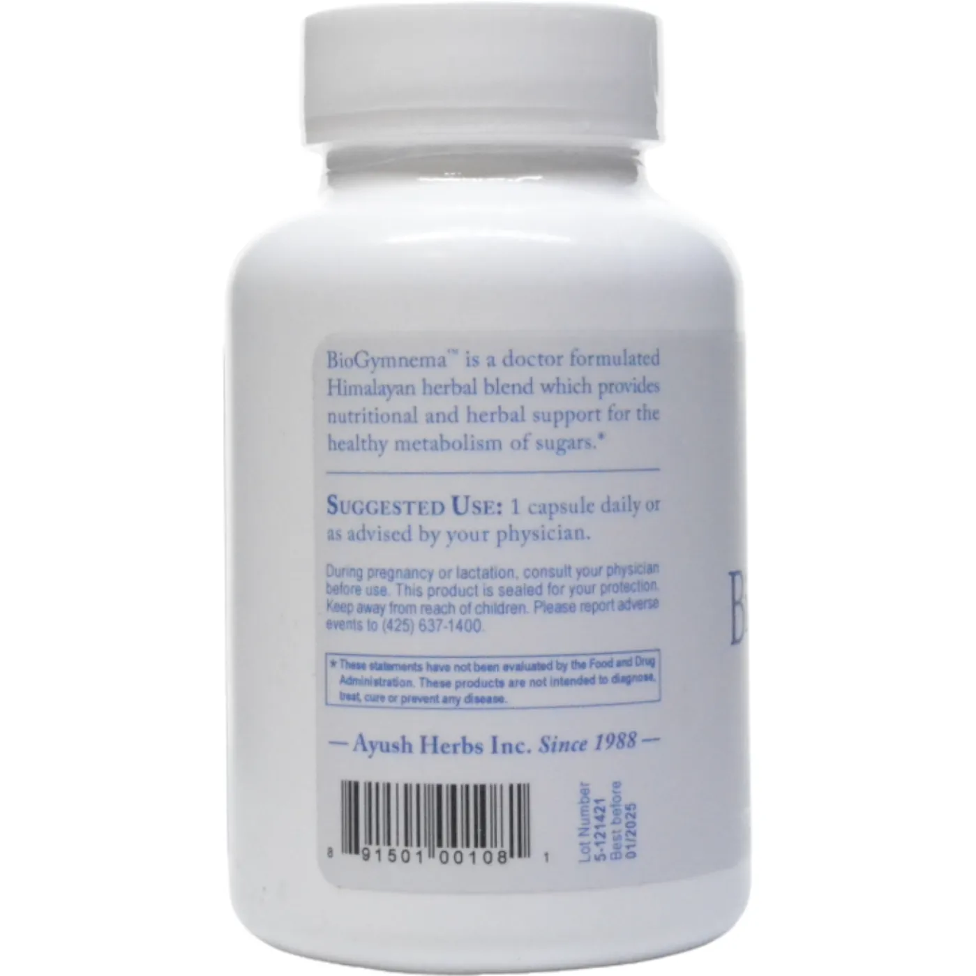 Bio Gymnema 90 vcaps by Ayush Herbs