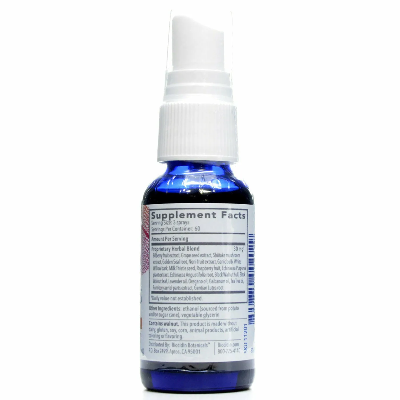 Biocidin TS Daily Herbal Throat Spray 1 oz by Biocidin Botanicals
