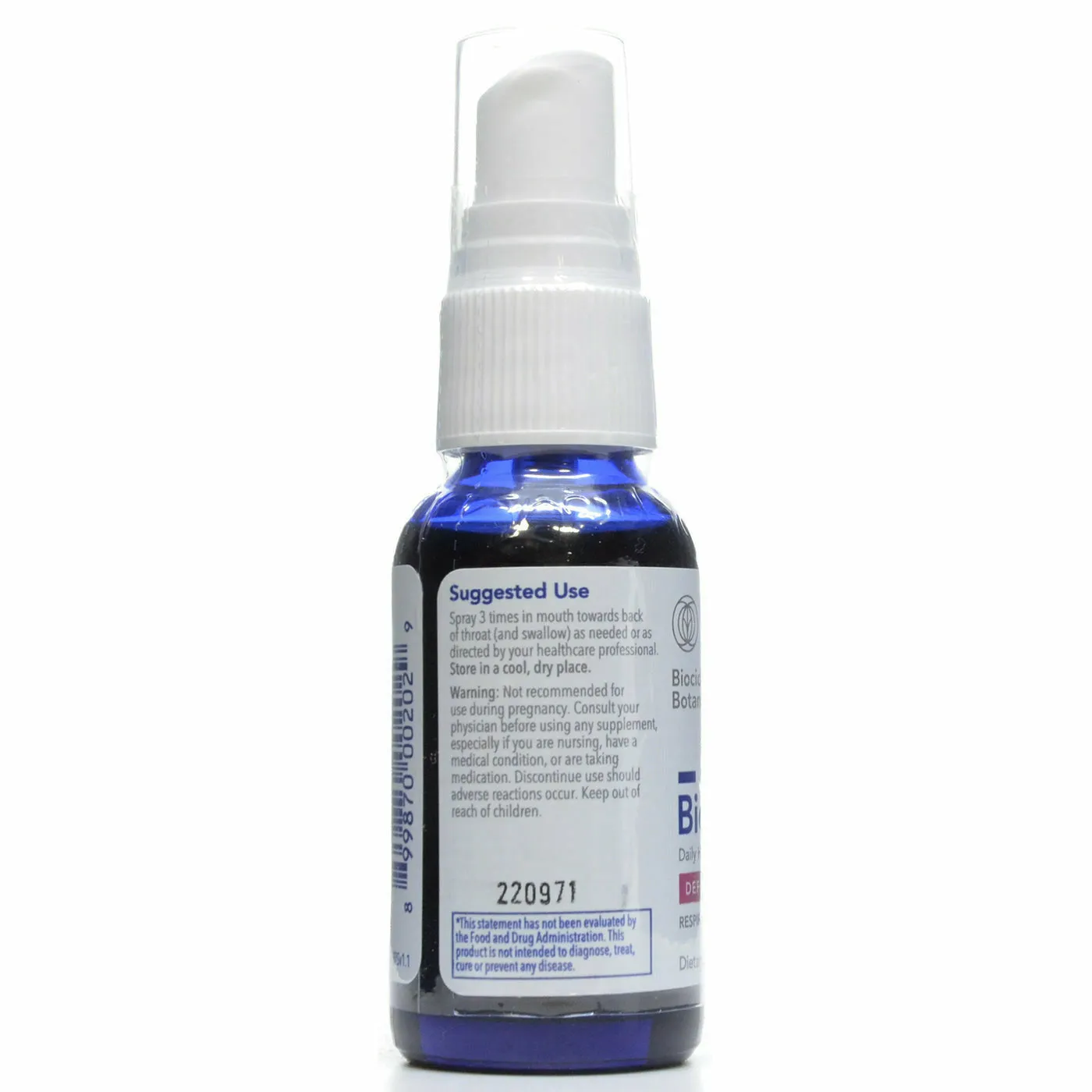 Biocidin TS Daily Herbal Throat Spray 1 oz by Biocidin Botanicals
