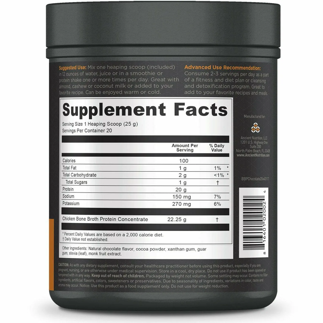 Bone Broth Protein (20 servings) by Ancient Nutrition