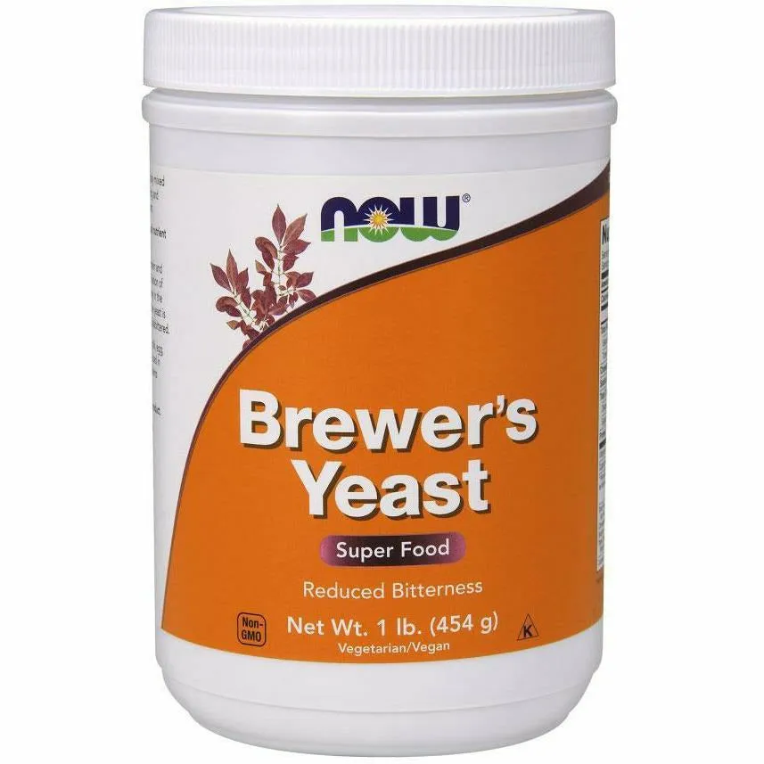 Brewer's Yeast Reduced Bitterness 1 lb by NOW
