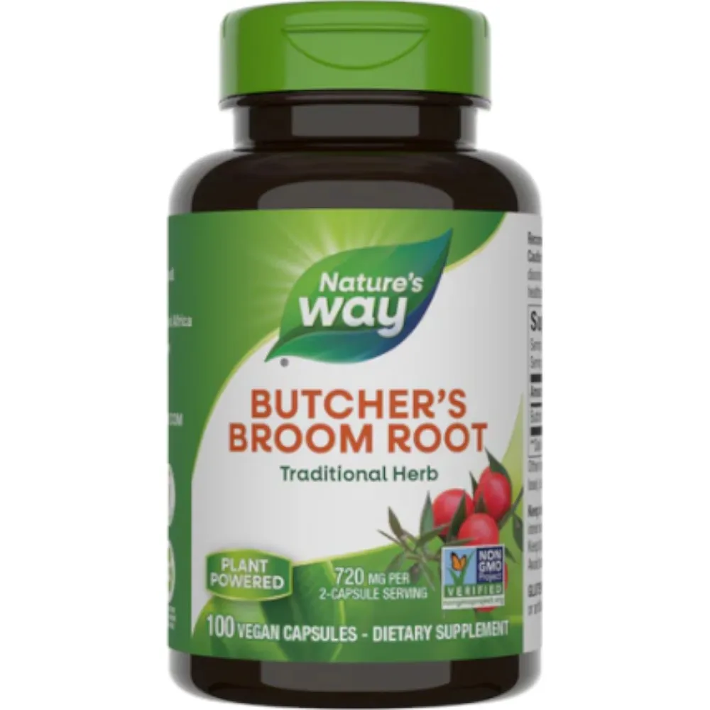 Butchers Broom Root 100 caps by Nature's Way