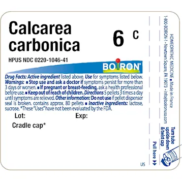 Calcarea carbonica 6C 80 plts by Boiron
