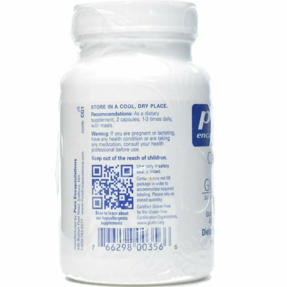 Calcium-d-Glucarate 500 mg by Pure Encapsulations