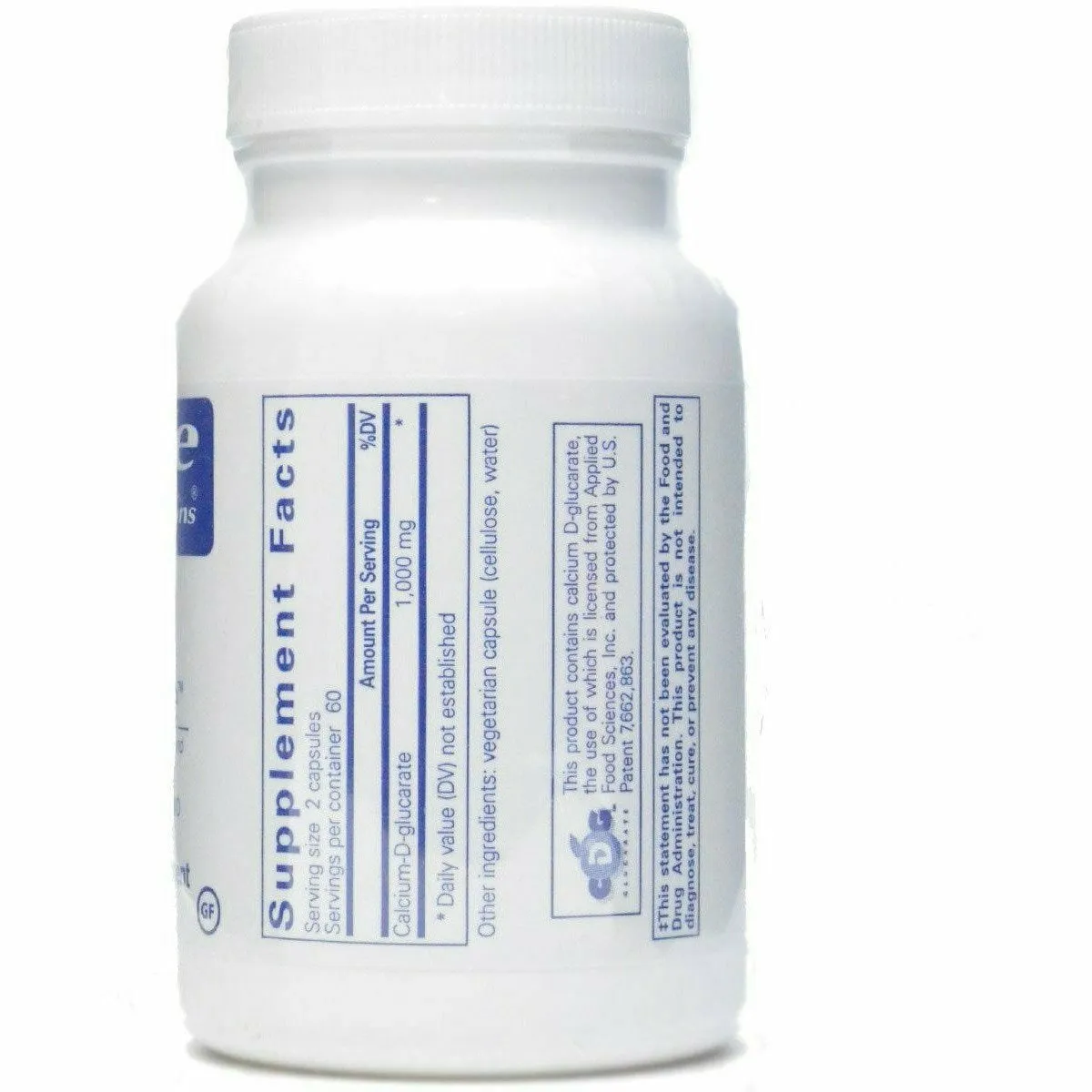 Calcium-d-Glucarate 500 mg by Pure Encapsulations
