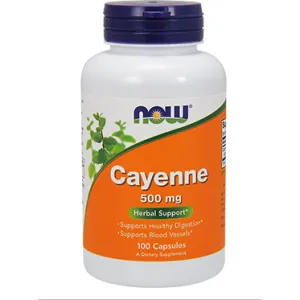 Cayenne 500 mg 100 caps by NOW