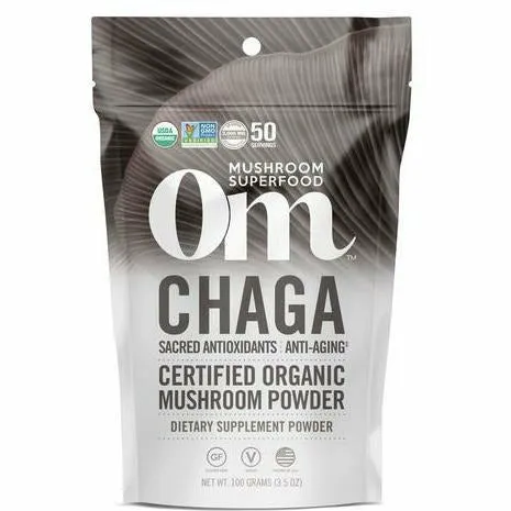 Chaga Organic Mushroom Powder by Om Mushroom