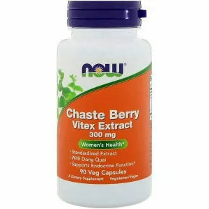 Chaste Berry Vitex Extract 300 mg 90 vcaps by NOW