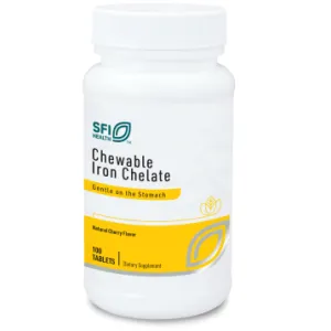 Chewable Iron Chelate 100 tabs By Klaire Labs/SFI Health