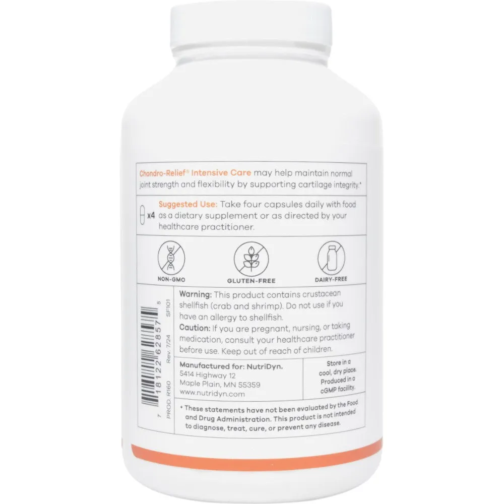 Chondro-Relief Intensive Care 120 Capsules by Nutri-Dyn