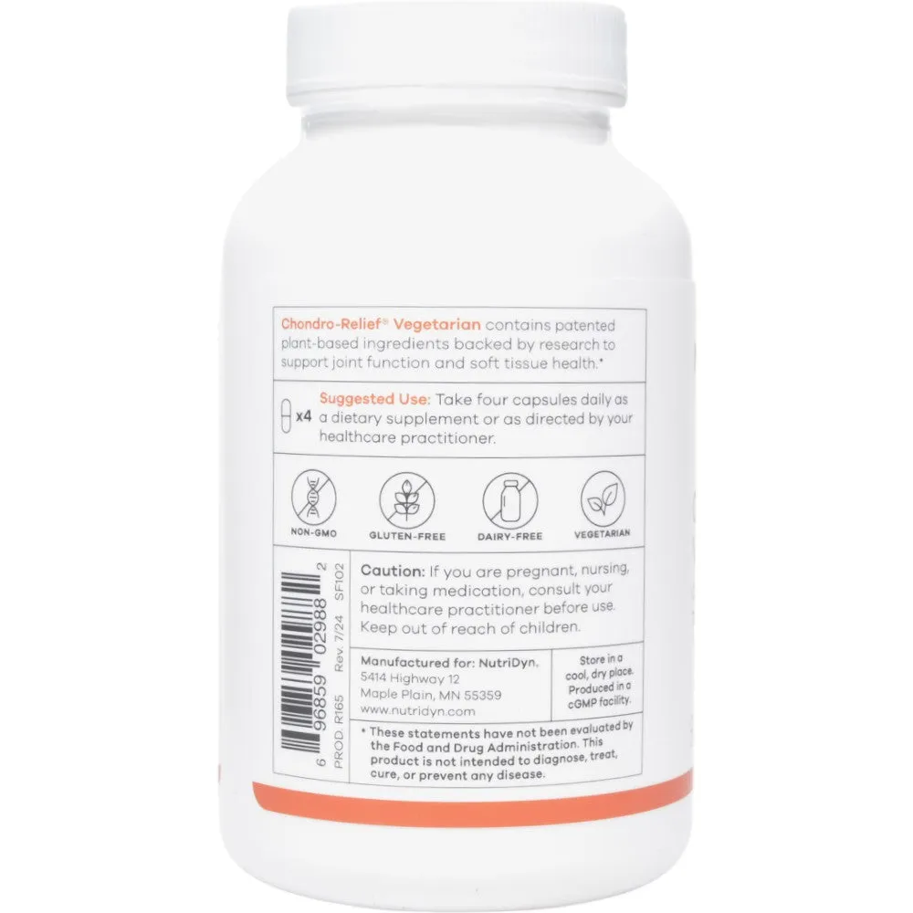Chondro-Relief Vegetarian 120 Capsules by Nutri-Dyn