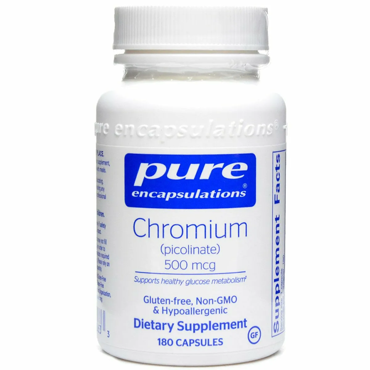 Chromium (picolinate) 500 mcg by Pure Encapsulations