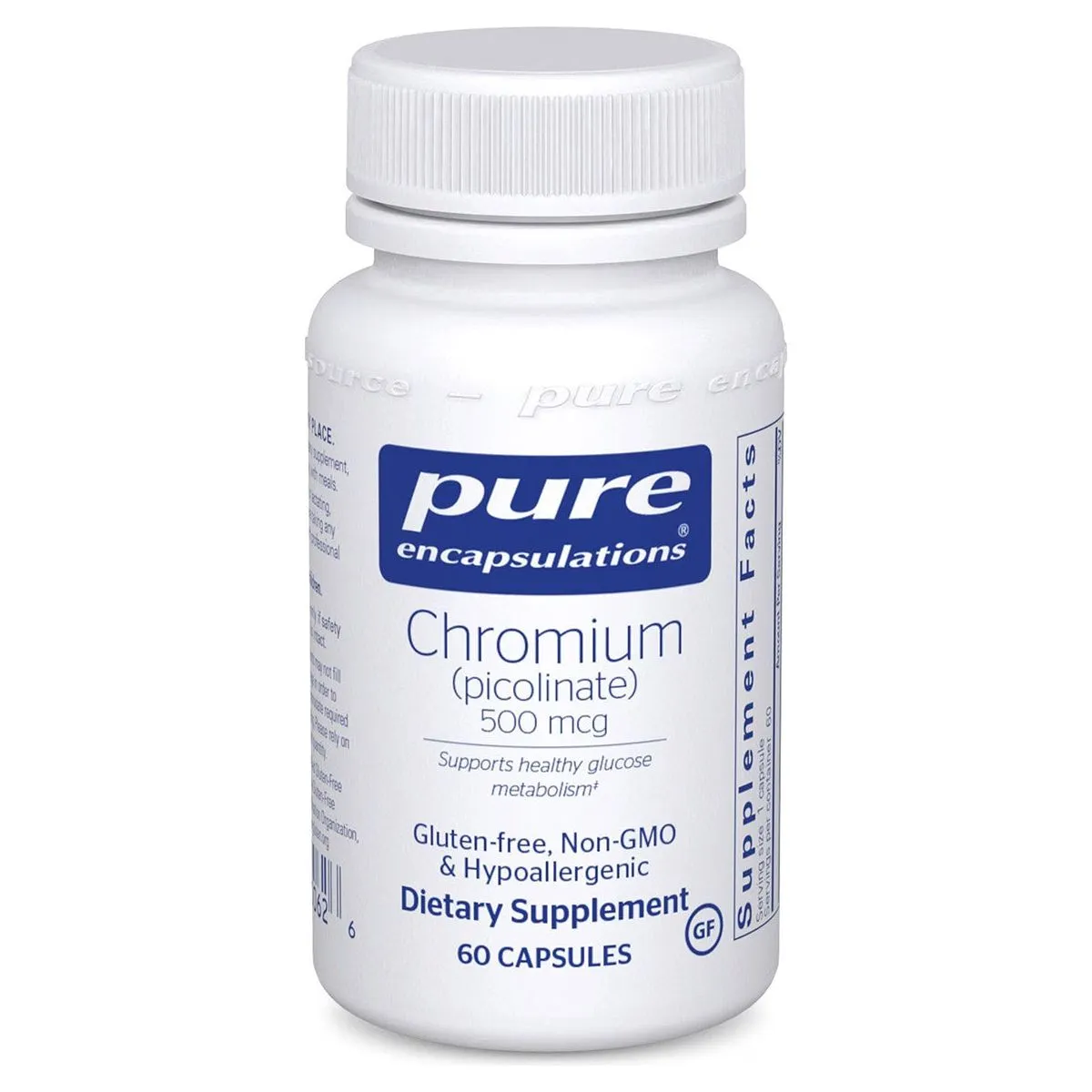 Chromium (picolinate) 500 mcg by Pure Encapsulations