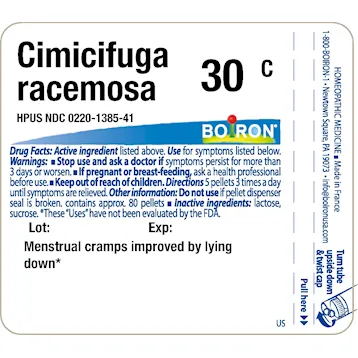 Cimicifuga racemosa 30C 80 plts by Boiron