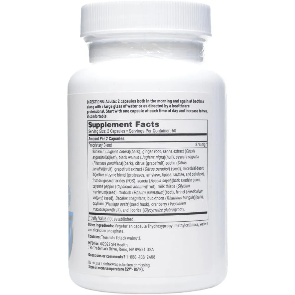 Colon Cleanse 100 capsules by Klaire Labs/SFI Health