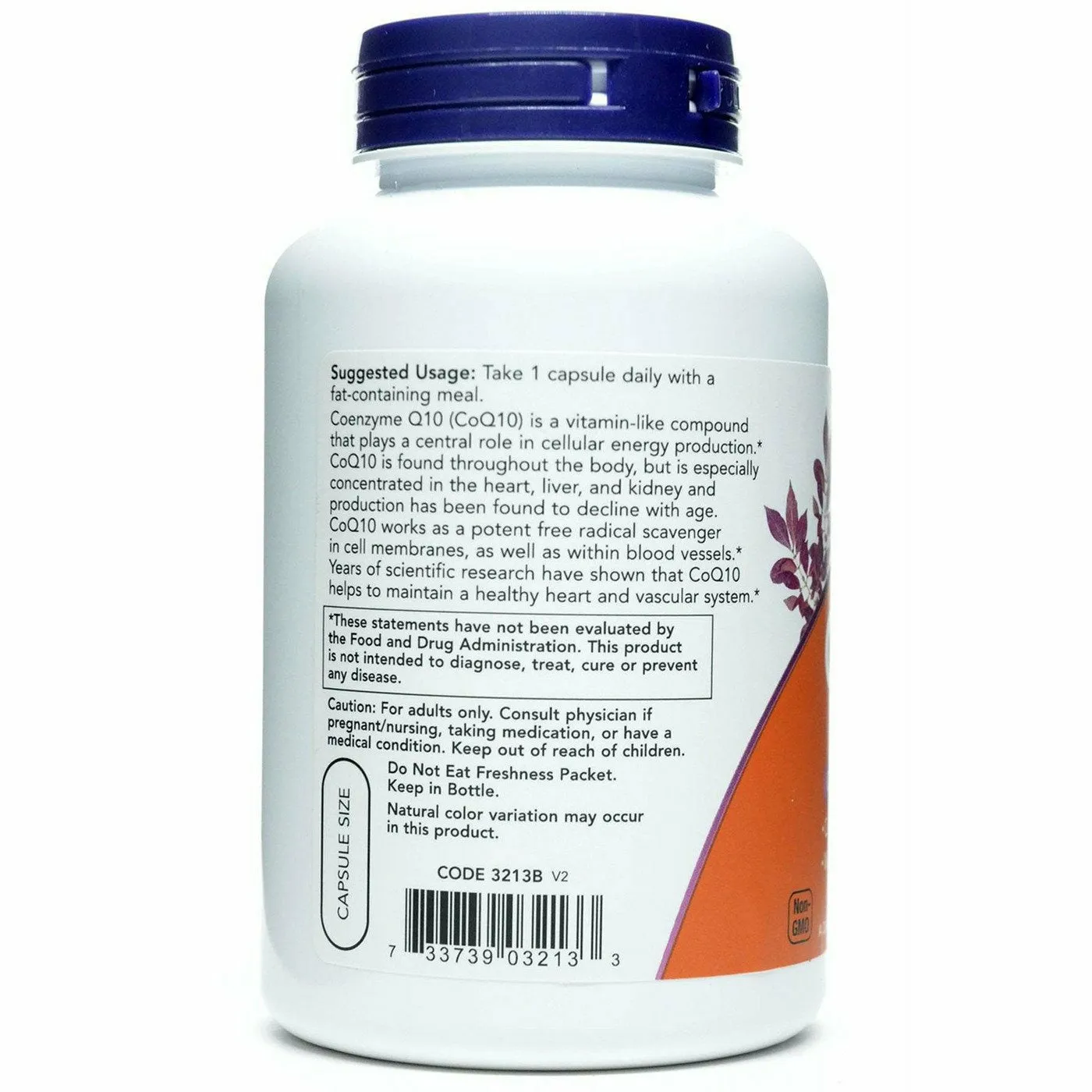 CoQ10 100 mg 180 vcaps by NOW