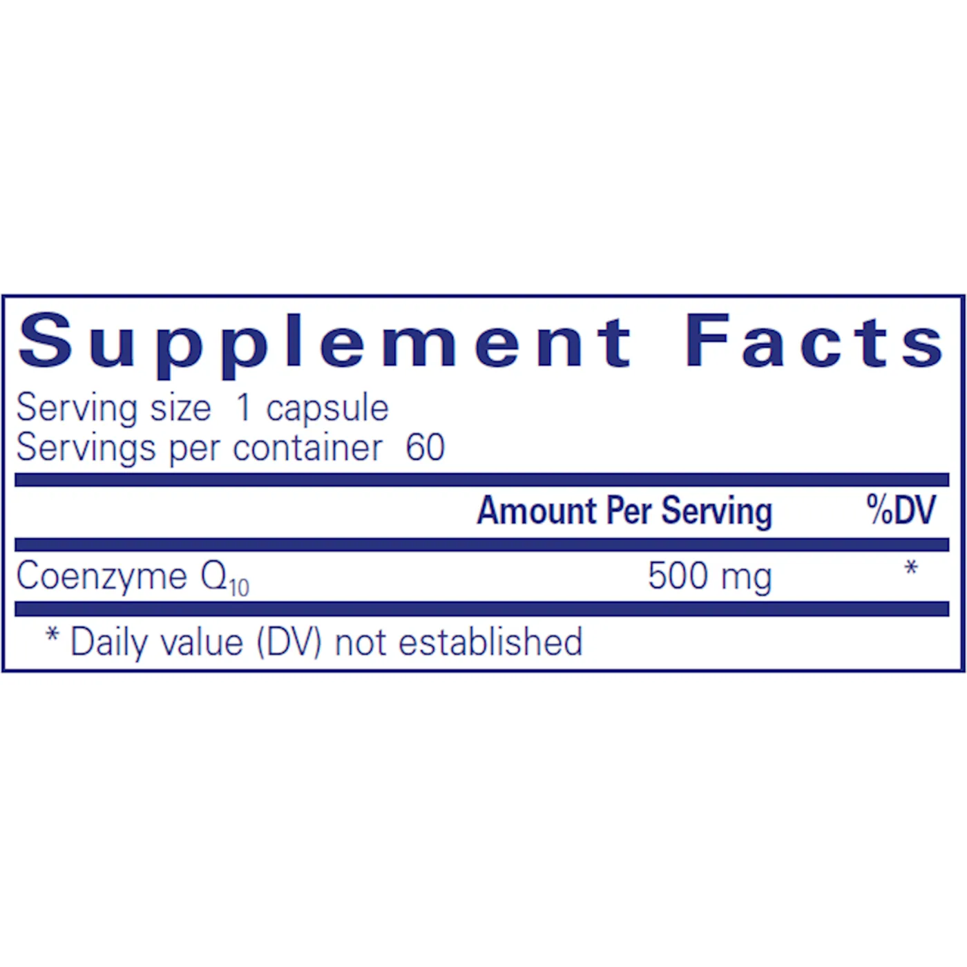 CoQ10 500 mg 60 vcaps by Pure Encapsulations