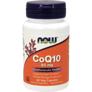 CoQ10 60 mg 60 softgels by NOW
