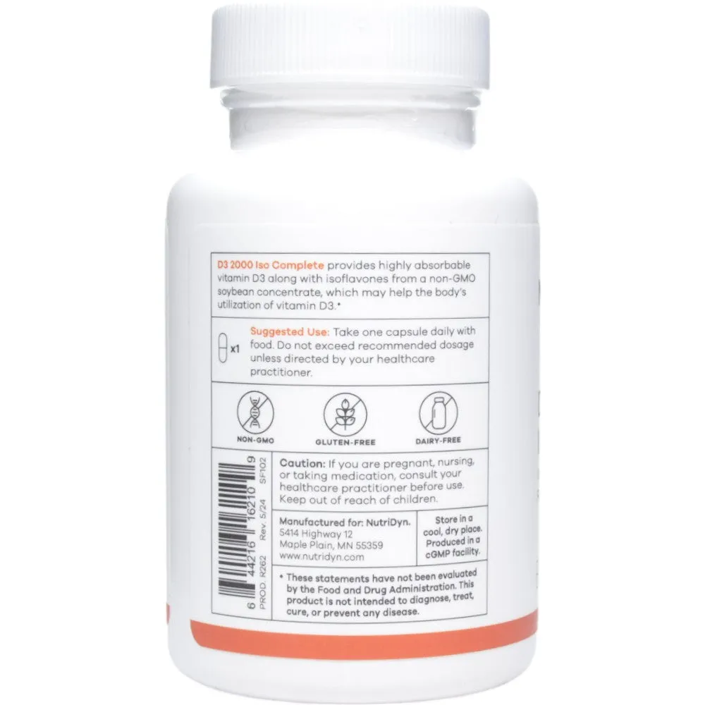 D3 2000 Iso Complete 90 capsules by Nutri-Dyn