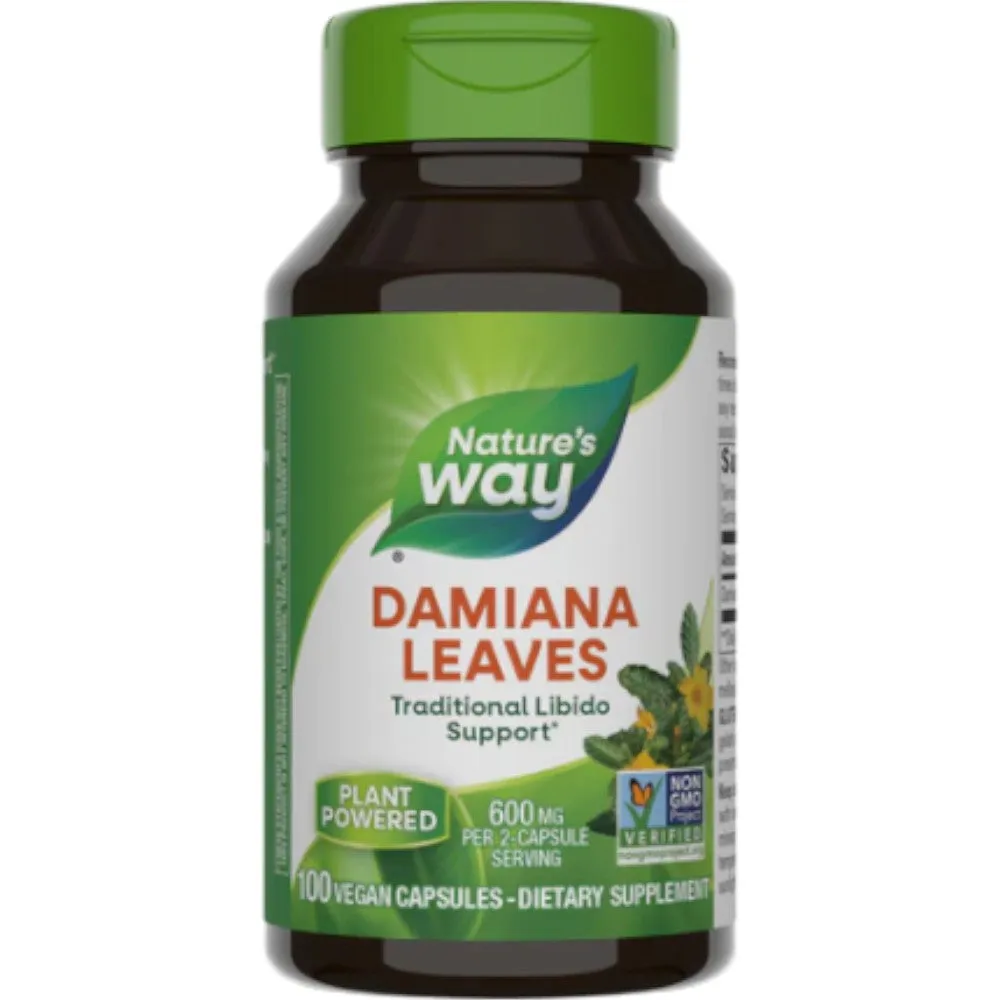 Damiana Leaves 100 caps by Nature's Way