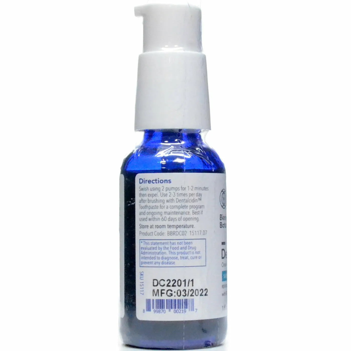 Dentalcidin LS Oral Care Solution 1 fl oz by Biocidin Botanicals
