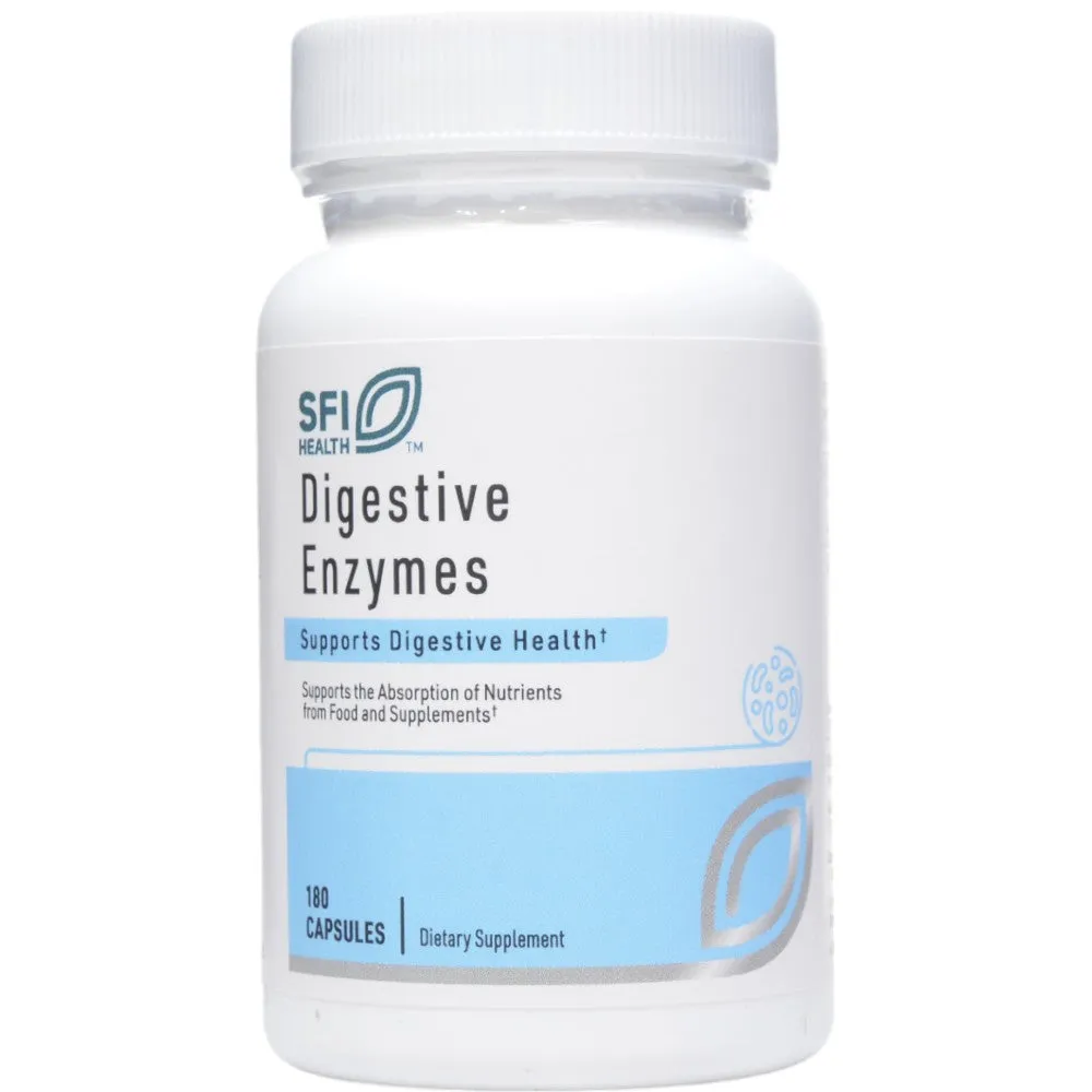 Digestive Enzymes 180 caps by Klaire Labs/SFI Health