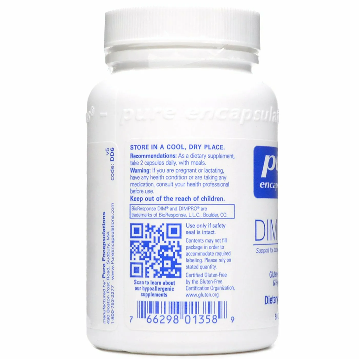 DIM Detox 60 vcaps by Pure Encapsulations