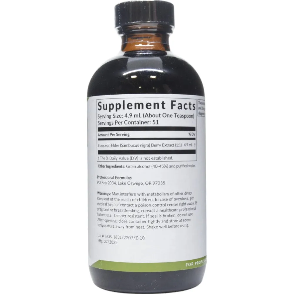 Elder Berry (Sambucus nigra) 8.4 oz by Professional Formulas