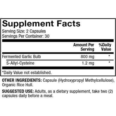 Fermented Black Garlic 60 caps by Dr. Mercola
