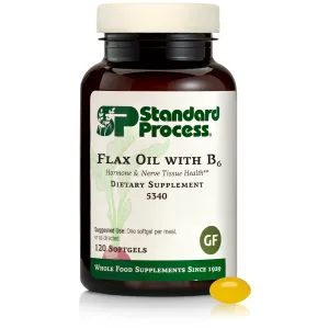 Flax Oil with B6. 120 Softgels