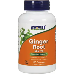 Ginger Root 550 mg 100 caps by NOW