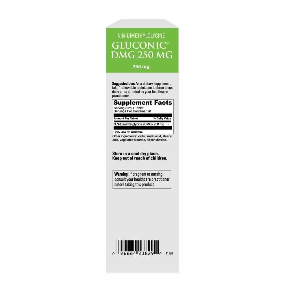 Gluconic DMG 250 mg 90 tabs by Davinci Labs