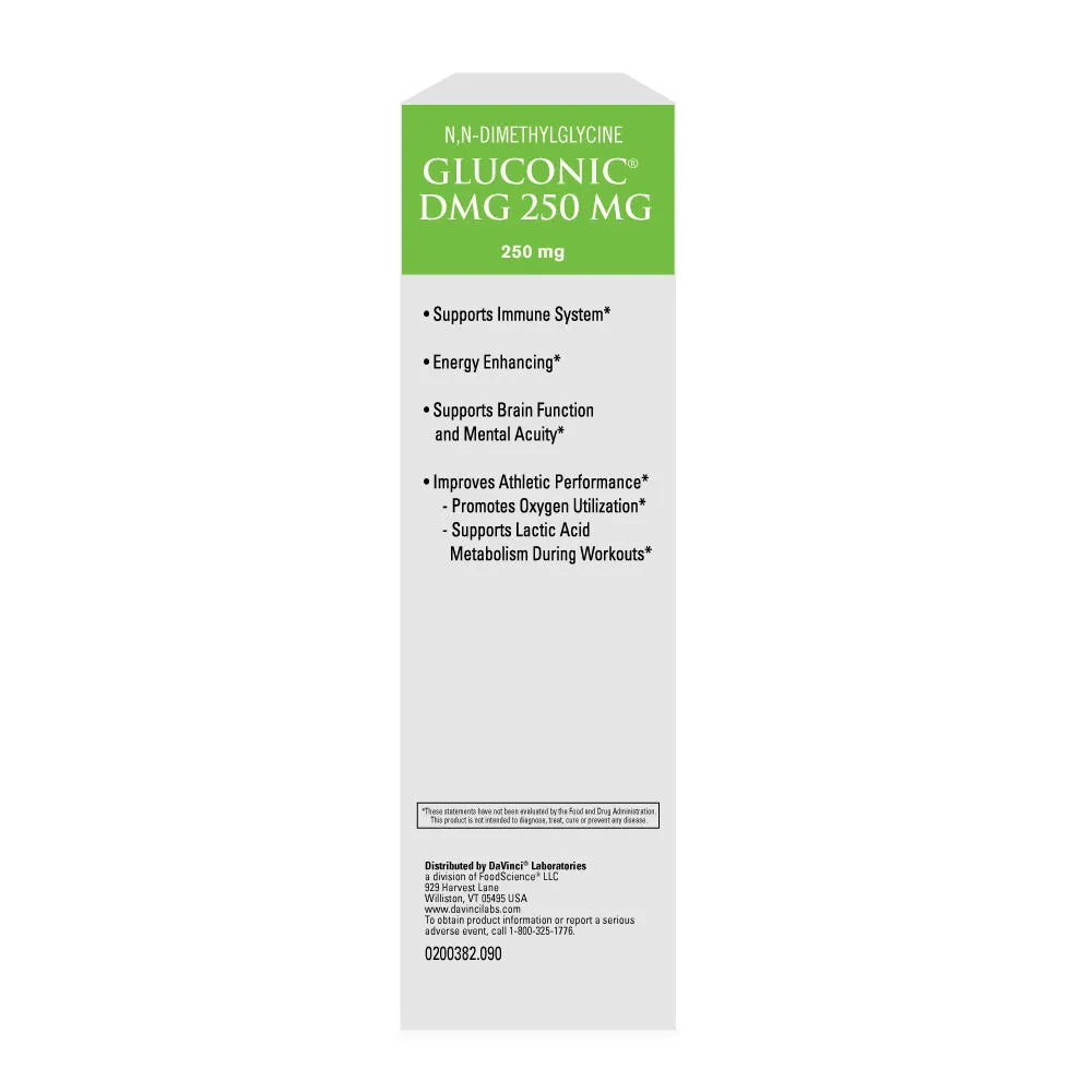 Gluconic DMG 250 mg 90 tabs by Davinci Labs