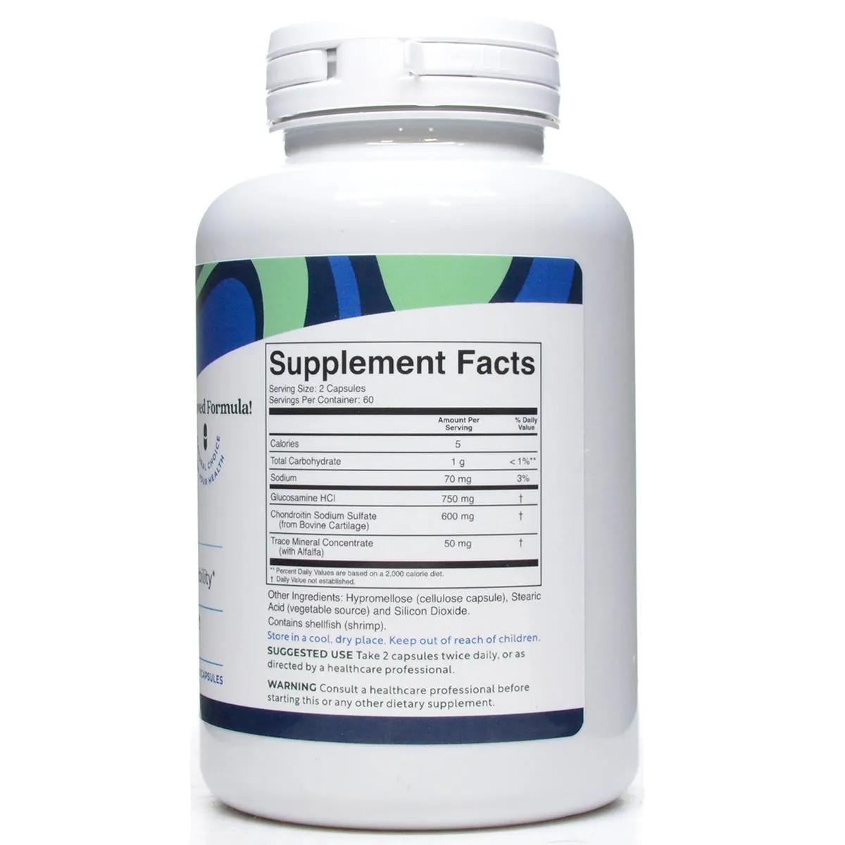 Glucosamine & Chondroitin 120 caps by BioActive Nutrients