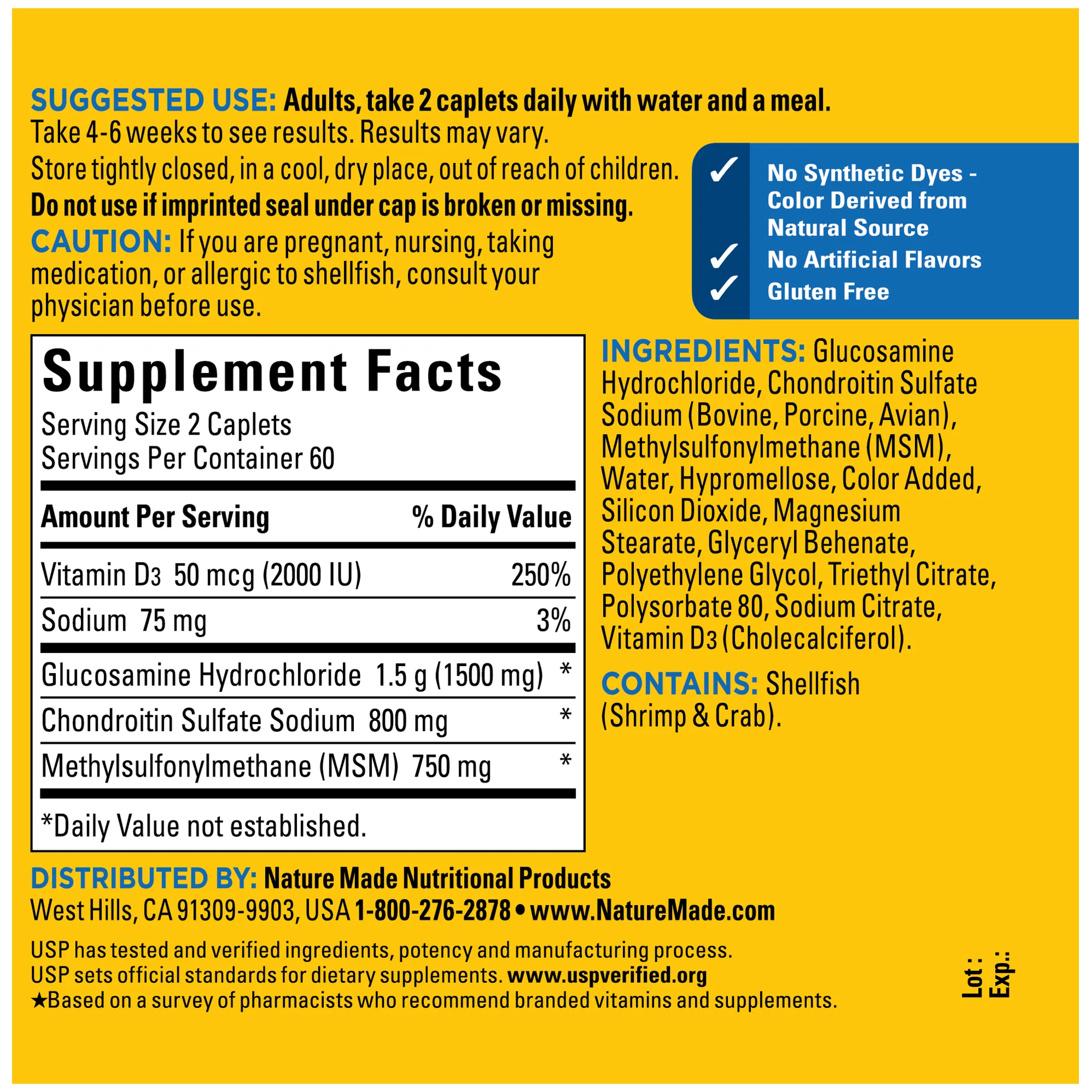 Glucosamine Chondroitin Complex with MSM Triple Strength   Vitamin D3