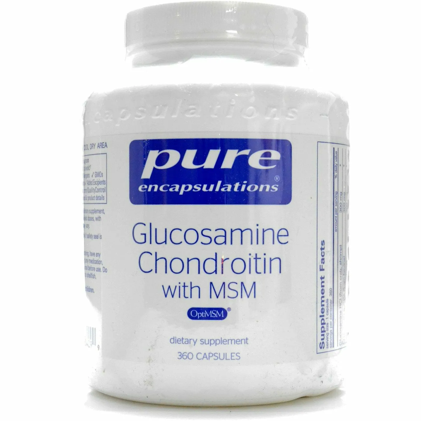 Glucosamine Chondroitin with MSM by Pure Encapsulations