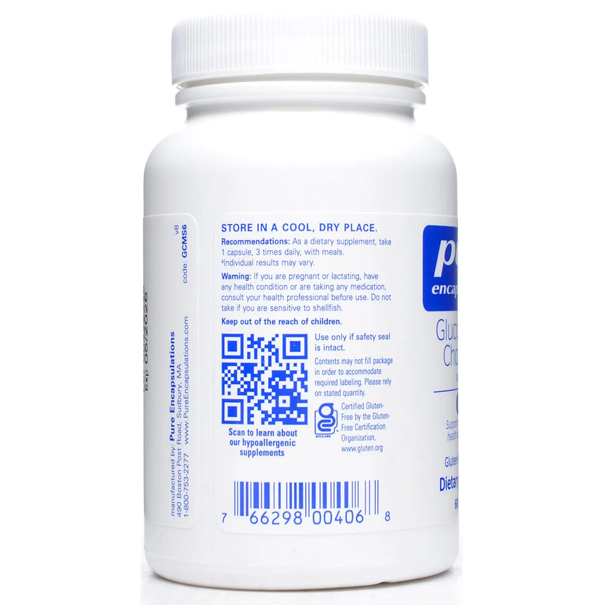 Glucosamine Chondroitin with MSM by Pure Encapsulations