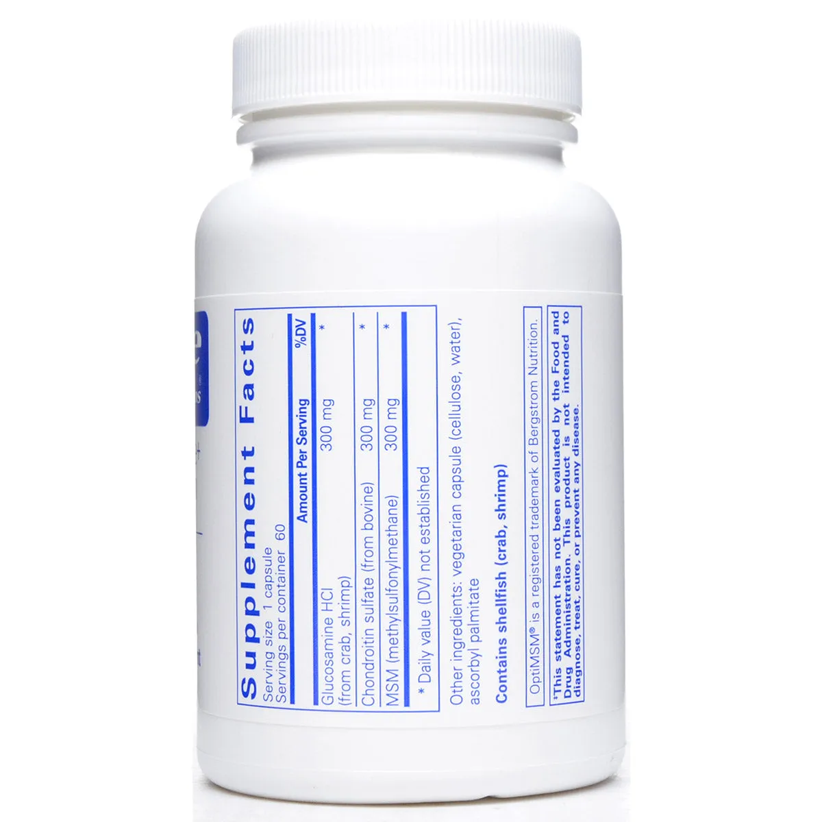 Glucosamine Chondroitin with MSM by Pure Encapsulations