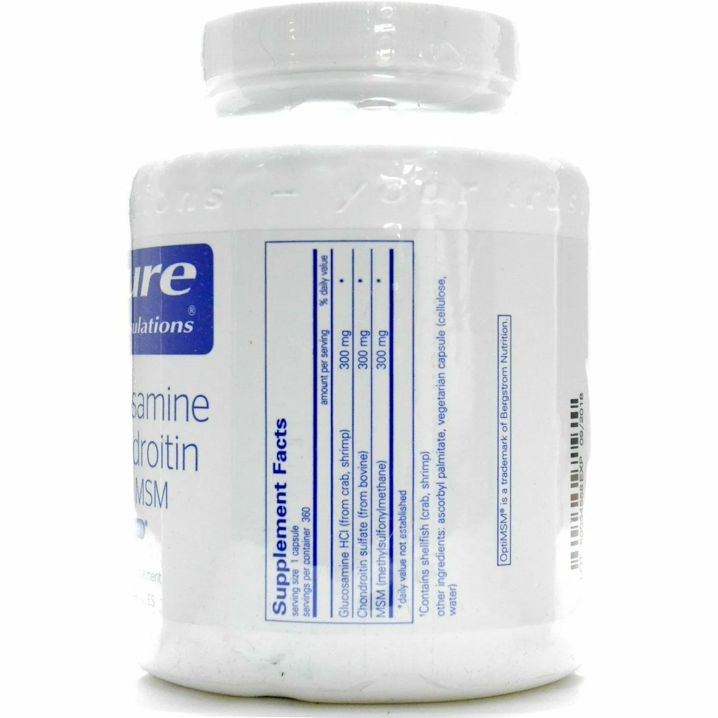 Glucosamine Chondroitin with MSM by Pure Encapsulations