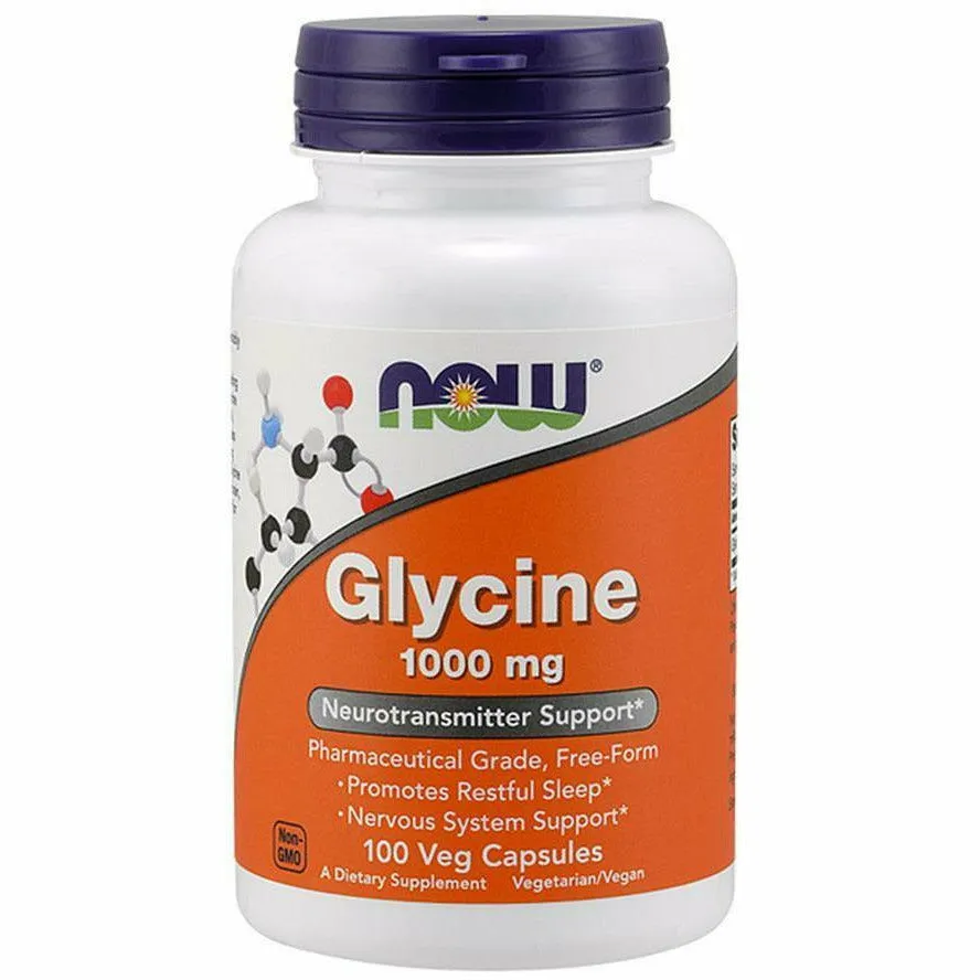 Glycine 1000 mg 100 caps by NOW