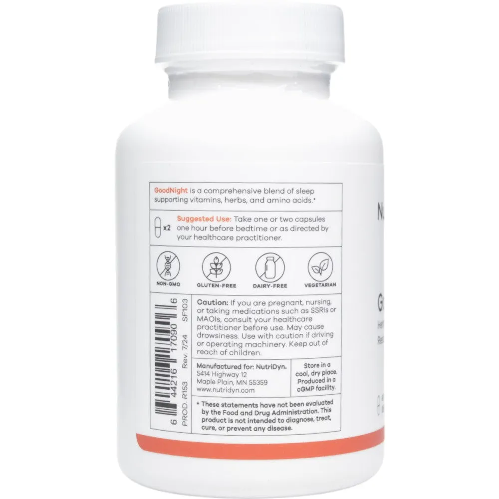 GoodNight 60 capsules by Nutri-Dyn