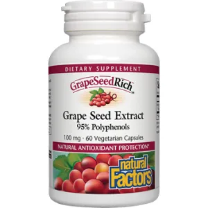 GrapeSeedRich 100 mg 60 caps by Natural Factors