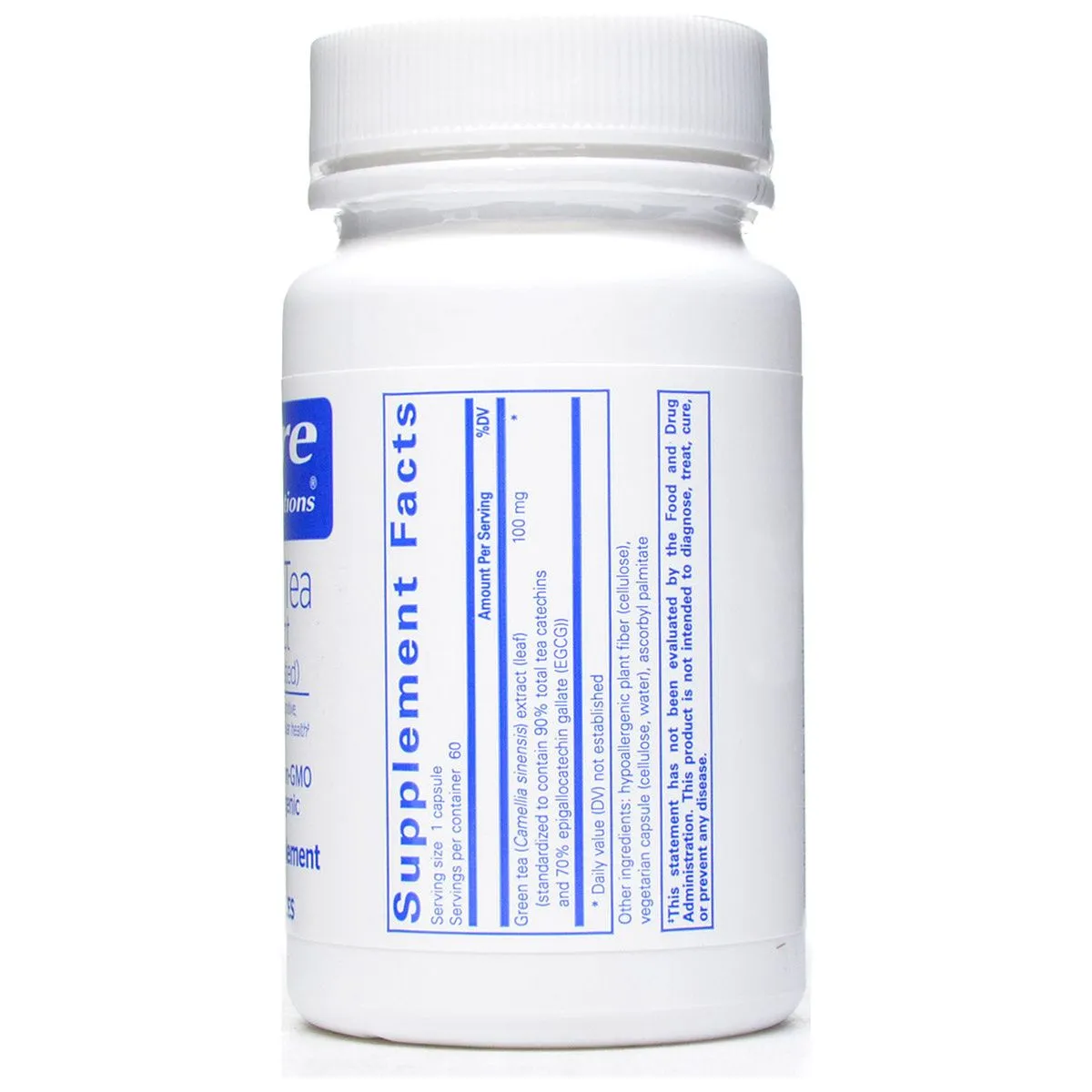 Green Tea extract (decaf) 100 mg by Pure Encapsulations